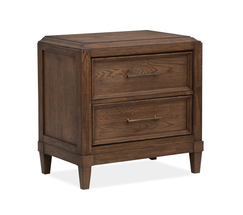 Groveland Park - Drawer Nightstand - Antique Coffee Magnussen Furniture