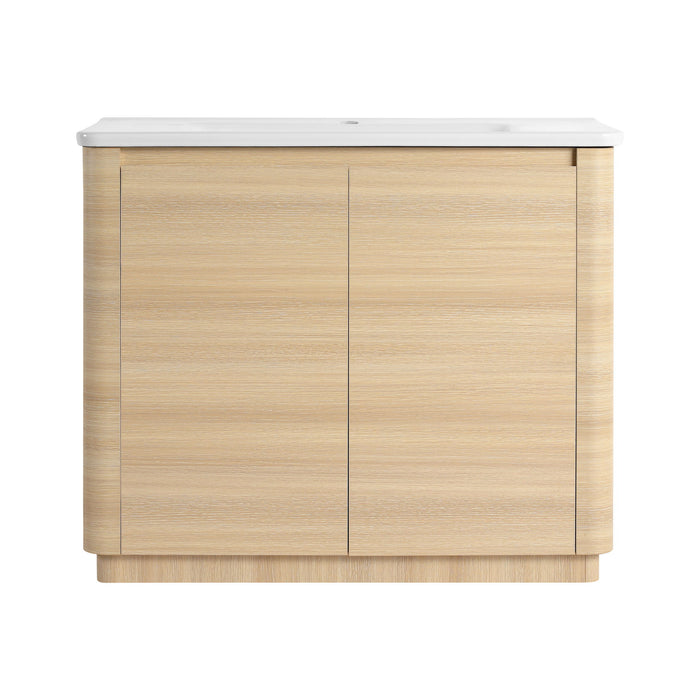 Freestanding Bathroom Vanity With Sink & 2 Soft Close Doors Home Essentials