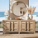 Rowan - 4 Door Sideboard Cabinet - Natural Jennifer Taylor Home