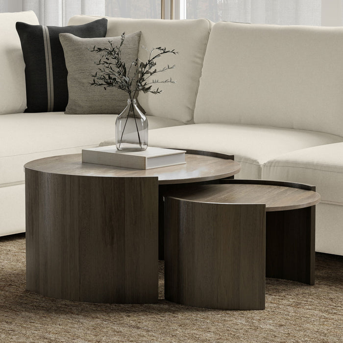 Robin - 2 Piece Nesting Table - Gray Simpli-Home