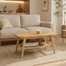 Coffee Table With Double Layer Storage For Living Rooms - Wood Home Essentials