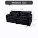 Modern Oversized Loveseat Sofa With Deep Seat And Diy Combination Home Essentials