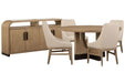 Tristan - 60" Round Dining Table Set Magnussen Furniture