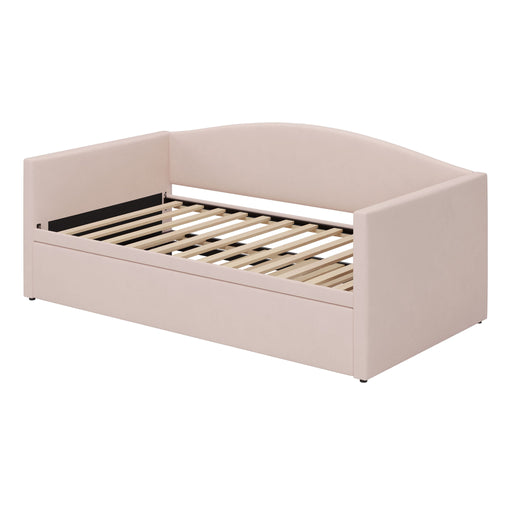 Daybed With Pop Up Trundle, Upholstered Sofa Bed Hearth and Haven
