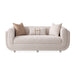 Savannah Breeze - Loveseat - Cashmere / Gold Michael Amini
