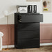 Lateral File Cabinet, Heavy Duty Filing Holds Letter/Legal/A4 Files Home Essentials
