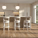 Stool & Upholstered Seat And Back Home Essentials