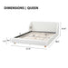 Modern Upholstered Bed Frame With Wingback Headboard Artistry At Home