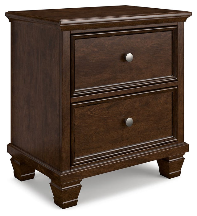 Danabrin - Brown - Two Drawer Nightstand