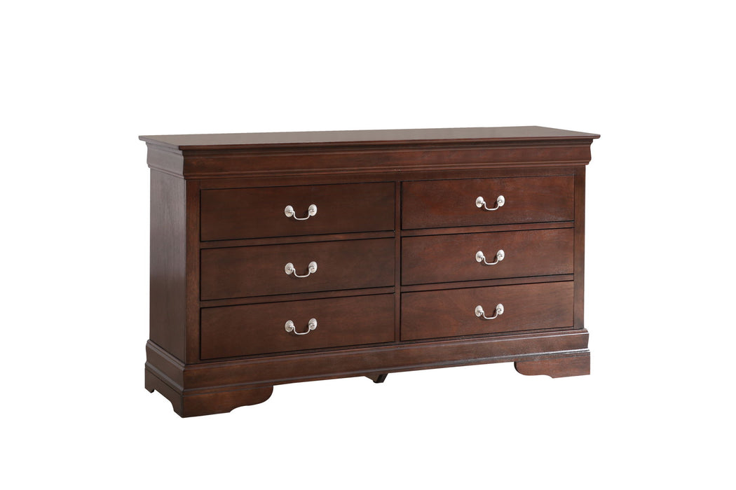 Louis Phillipe - 6-Drawer Dresser