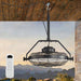 21" Outdoor Ceiling Fan With Dimmable LED Light, 7 Blades, Reversible DC Motor For Gazebos - Matte Black Daily Nest