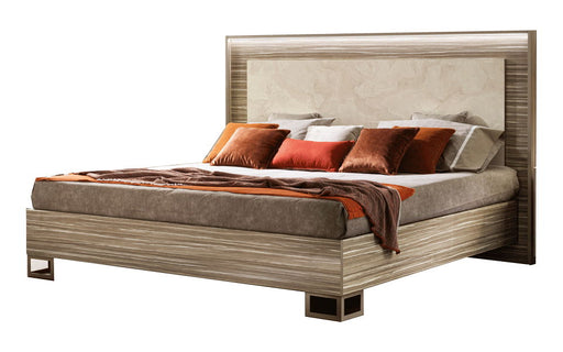 Luce - Bed With Wooden Headboard Arredoclassic Italy