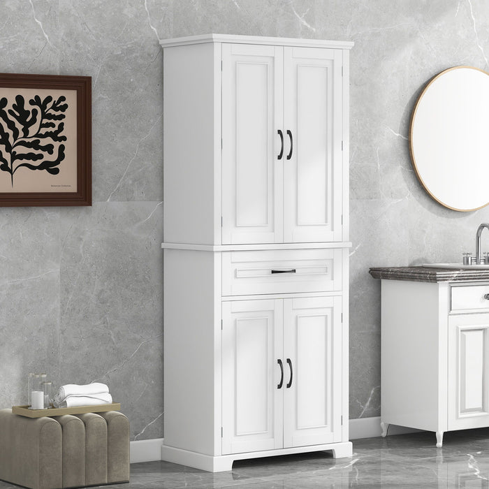 Bathroom Storage Cabinet With Doors And Drawer, Adjustable Shelf Hearth and Haven