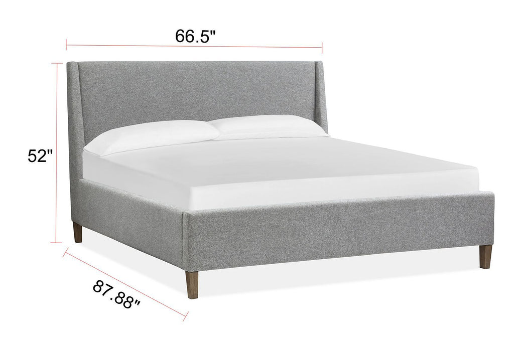 Lindon - Complete Upholstered Island Bed Magnussen Furniture