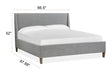 Lindon - Complete Upholstered Island Bed Magnussen Furniture