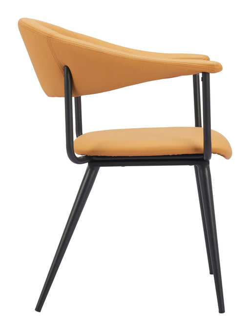 Sima - Dining Chair - Brown Zuo Modern