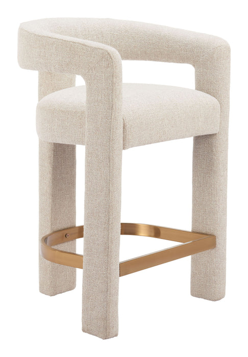 Saiko - Counter Stool - Beige Zuo Modern