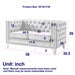 Modern Sofa With Button Tufting, Upholstered Couch For Living Room Home Essentials