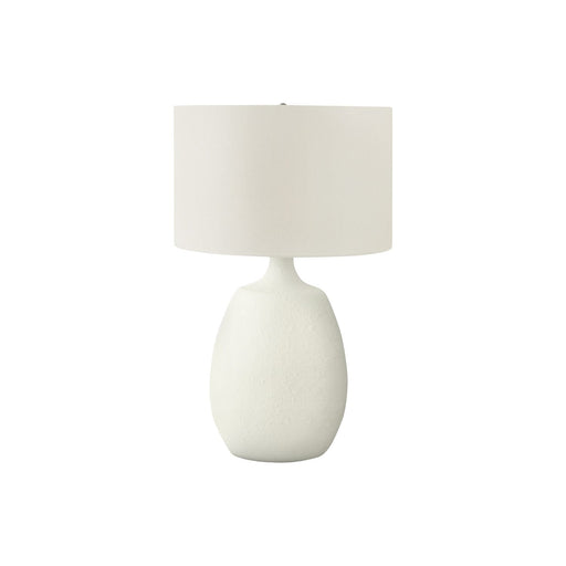 Lighting, Table Lamp, Resin, Contemporary - Cream 8th Street