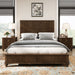 Platform Bed Frame With Tall Headboard Home Essentials
