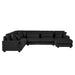 U - Sectional Sofa With Chaise Lounge, Oversized Living Room Couch Hearth and Haven