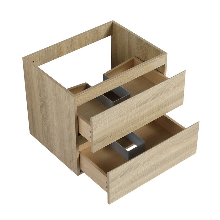 Wall Mounted Bathroom Vanity And Sink, 2 Soft Close Drawers Home Essentials