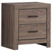 Brantford - 2 Drawer Nightstand Furniture Max