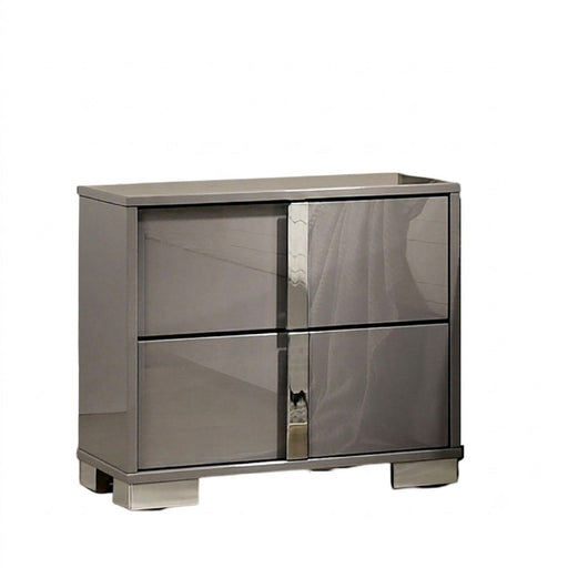Nightstand With Vertical Handles Home Essentials