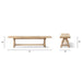 Hawthorne - Dining Bench - Natural Jennifer Taylor Home