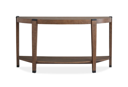 Kaysen - Demilune Sofa Table - Dark Brown Magnussen Furniture