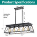 Chandelier Pendant Light For Dining Room Kitchen, 5 Light Fixture With Adjustable Height Daily Nest