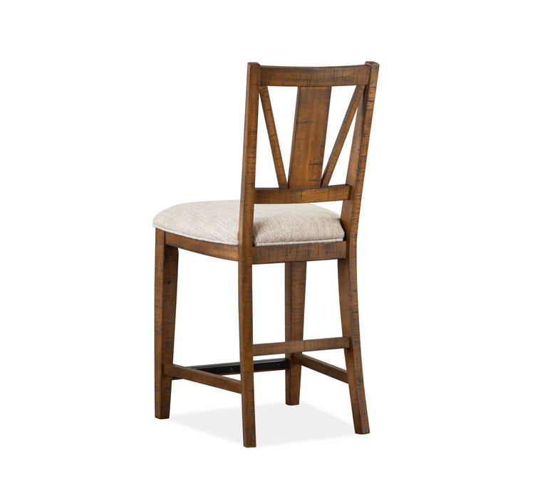 Bay Creek - Counter Chair With Upholstered Seat (Set of 2) - Toasted Nutmeg Magnussen Furniture