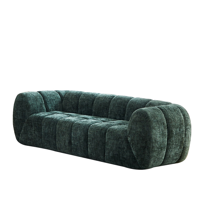 Modern Sofa With Piano Key Backrest Home Essentials
