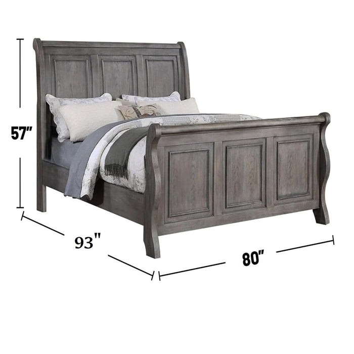 3 Piece Bedroom Set, Bed With 2 Nightstands Home Essentials