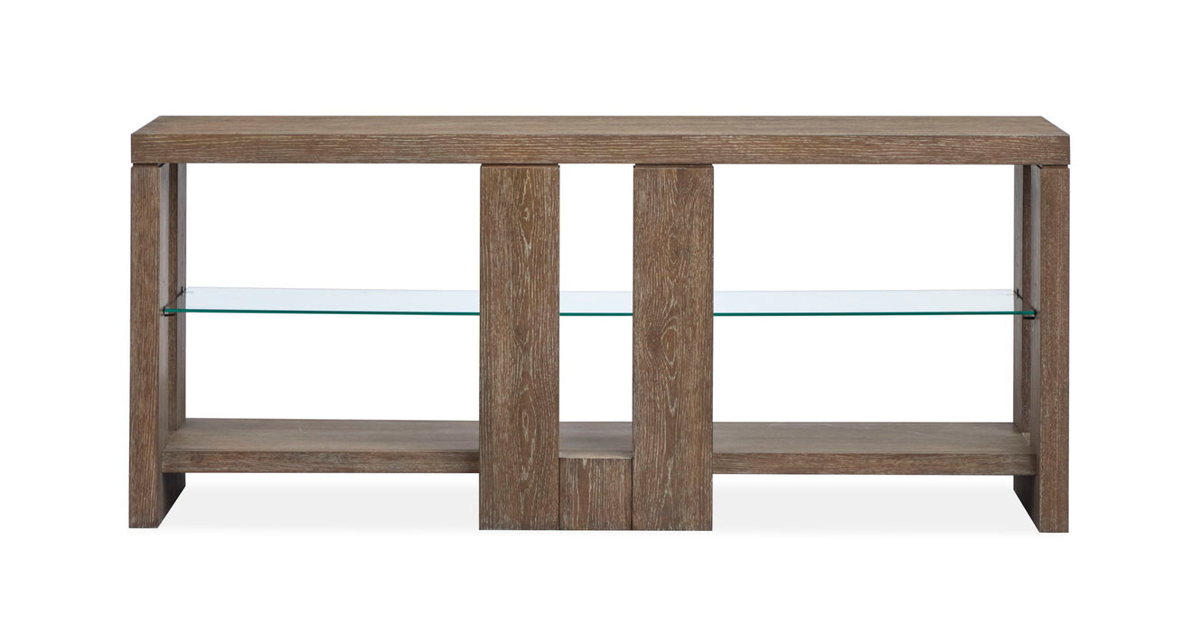 Cypress - Console Sofa Table - Spiced Brown Magnussen Furniture