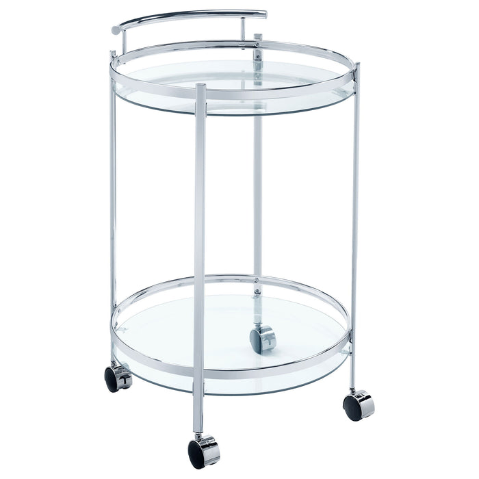 Osborne - Bar Cart - Chrome Furniture Max