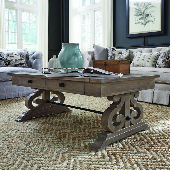Tinley Park - Rectangular Cocktail Table - Dove Tail Gray Magnussen Furniture