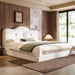 Upholstered Platform Bed With Sturdy Frame And Headboard Dreamland
