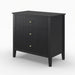 Fluted 3 Drawer Nightstand With Soft Close Slides Home Essentials