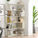 L-Shaped Corner Bookshelf Home Essentials