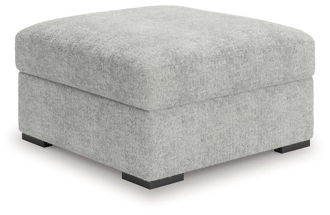 Cuddle Plush - 3 Pc. - 3-Piece Sectional, Chair And Ottoman - Arctic Signature Design by Ashley®