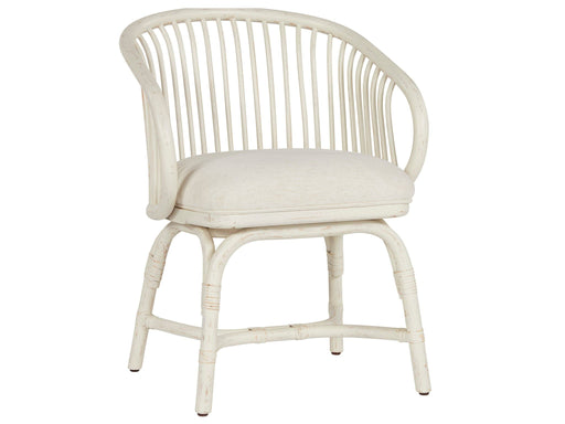 Getaway - Aruba Rattan Chair - White Coastal Living