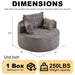Modern Single Sofa With Backrest Pillow For Living Room Home Essentials