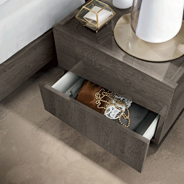 Tekno - Nightstand - Dark Brown Camelgroup Italy