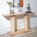 Double Cylinder Base Console Table For Living Room - Multi Home Essentials