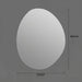 Asymmetrical Bathroom Wall Mirror - Silver Daily Nest
