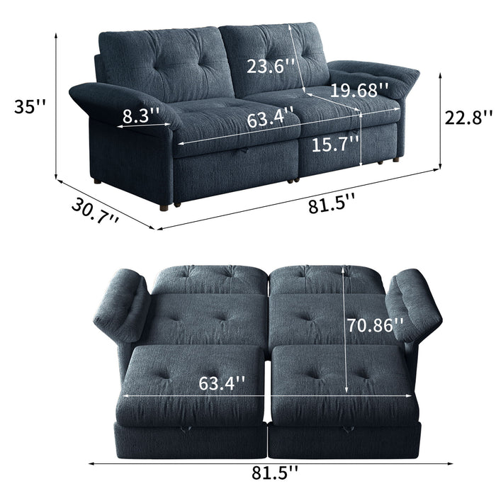 Sofa Bed, 2 In 1 Design For Living Rooms Home Essentials