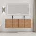 Wall Mounted Bathroom Vanity With Sink, 3 Soft Close Doors Home Essentials