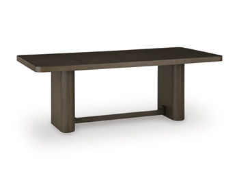 Radkin - Rectangular Dining Room Table - Burnished Brown Signature Design by Ashley®
