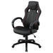 Norset - Upholstered Adjustable Home Office Desk Chair - Black Furniture Max
